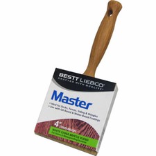 Cepillo de manchas Bestt Liebco Master 4 pulgadas mezcla de cerdas de porcelana blanca