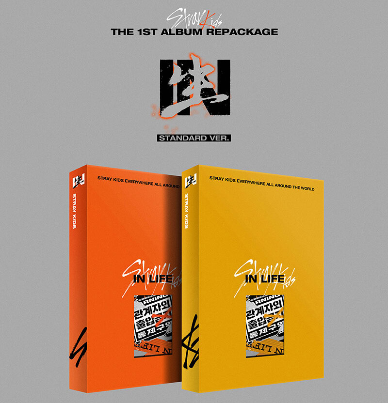 STRAY KIDS [IN生/IN LIFE] 1st Repackage Album STANDARD Ver/CD+Book