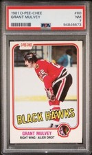 1981 O-PEE-CHEE 60 GRANT MULVEY PSA 7