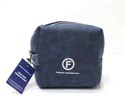 X2 FRENCH CONNECTION FCUK BLUE TRAVEL POUCH/WASH BAG NEW WITH