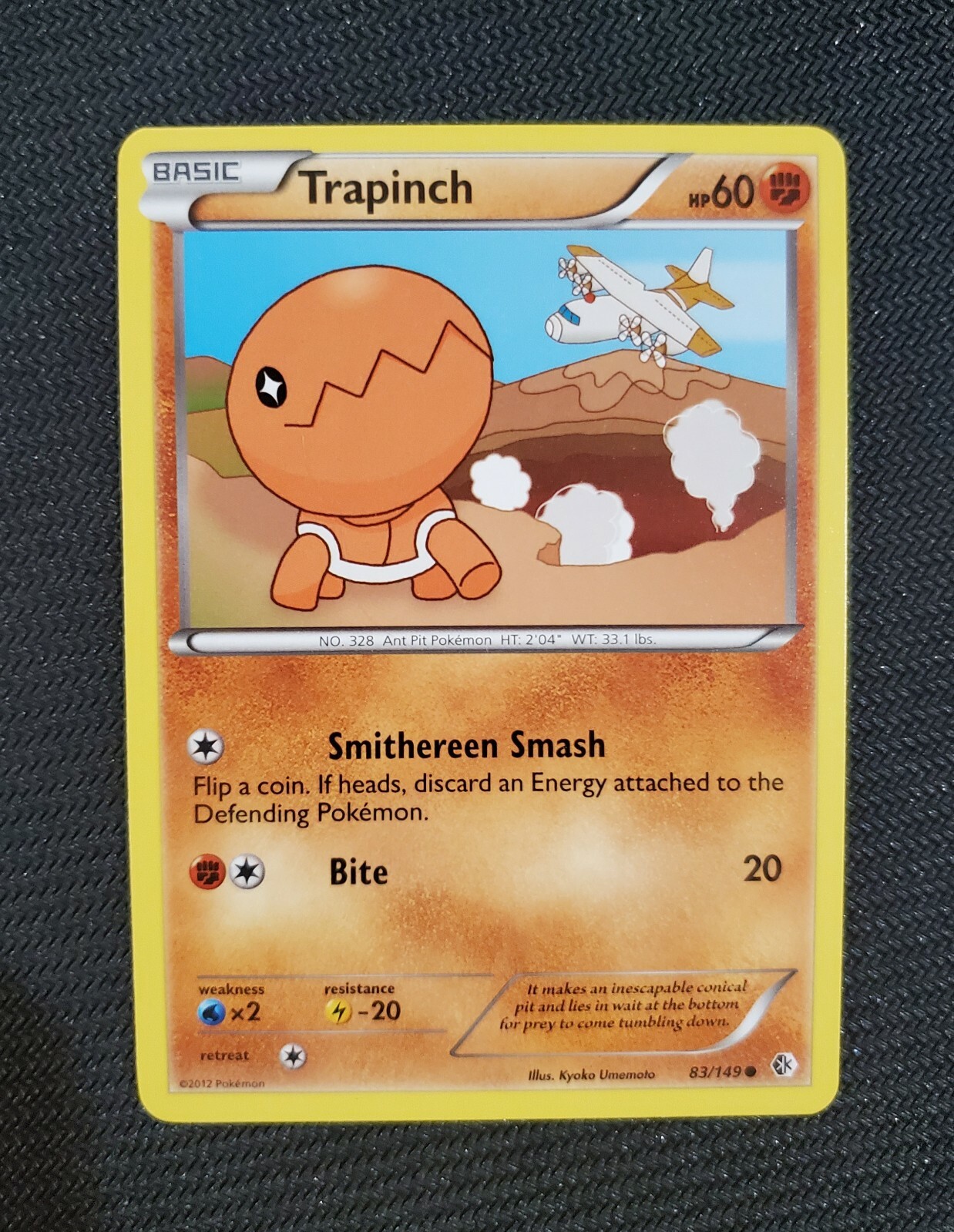 Pokemon TCG Trapinch 83/149 Boundaries Crossed - NM