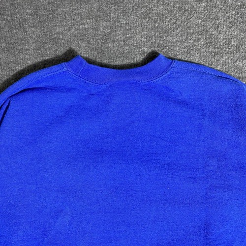 Vintage 90s M&M Crewneck Sweatshirt Youth Large L Blue Pullover Cool Candy Promo - Picture 12 of 16
