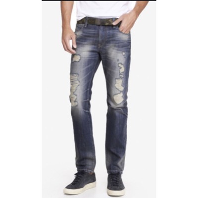 Express Men's 29x32 Slim Fit Rocco 
