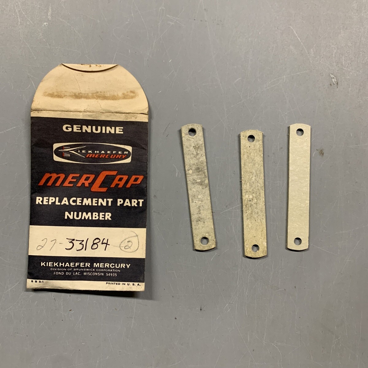meg＊確認用 Qty 3 Mercury 27-33184 Gasket OEM NOS | eBay