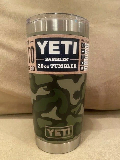 Yeti Rambler 20oz Tumbler *CAMO* LIMITED EDITION* RARE 2021 Camouflage SOLD  OUT!