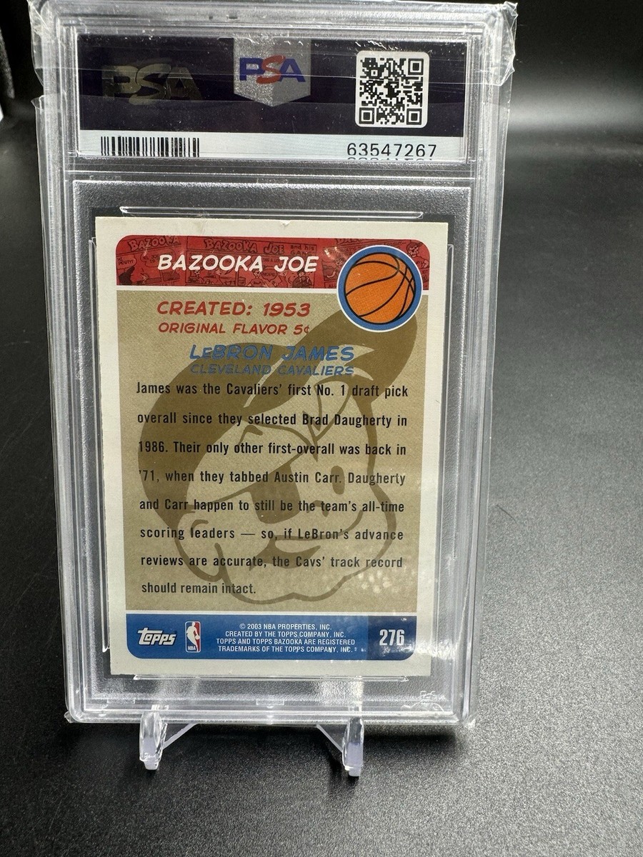 2003-04 Bazooka - Gold #276 LeBron James (RC) psa 7 | eBay