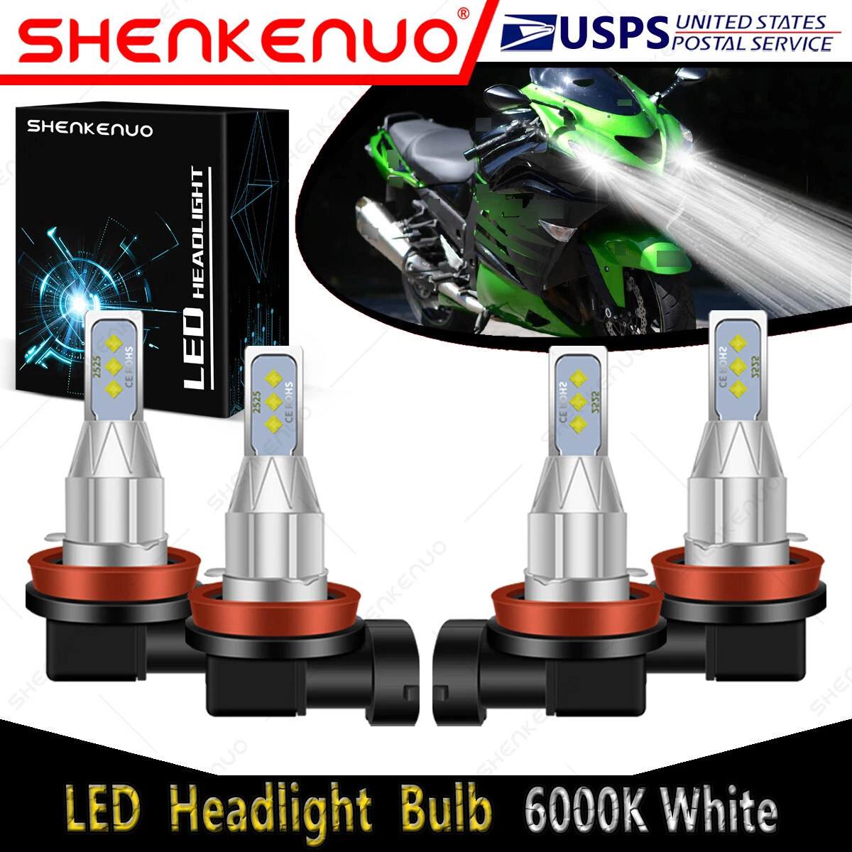 Light Bulbs, LEDs & HIDs for Kawasaki Ninja ZX14 for sale | eBay
