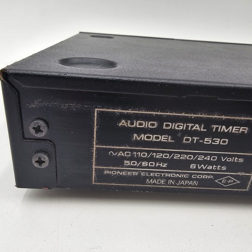 Pioneer DT-530 Audio Digital Timer Vintage Made In Japan Uhr-Einstellung getestet - Bild 17 von 17