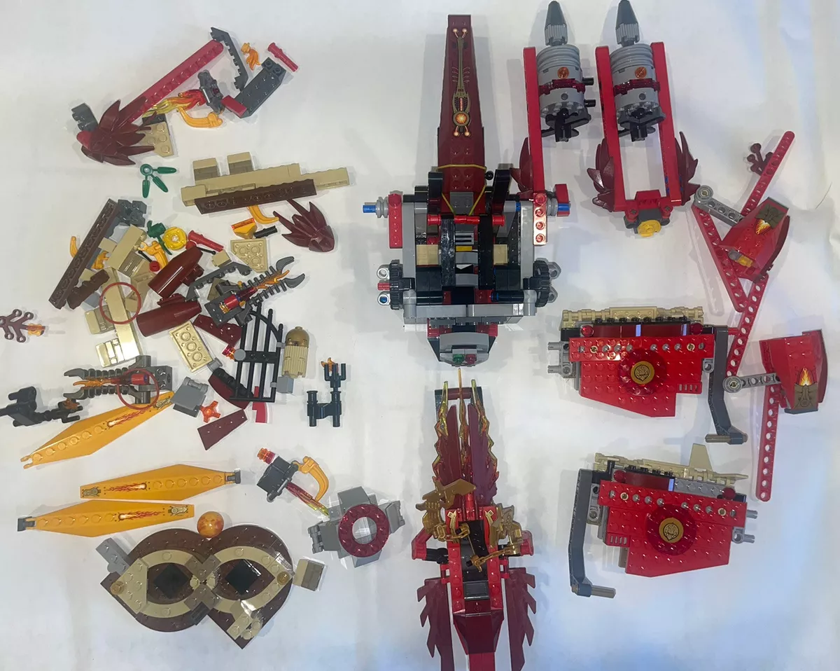 princip håber fyrretræ Lego Chima Flying Phoenix Fire Temple Set #70146 For Parts Only | eBay