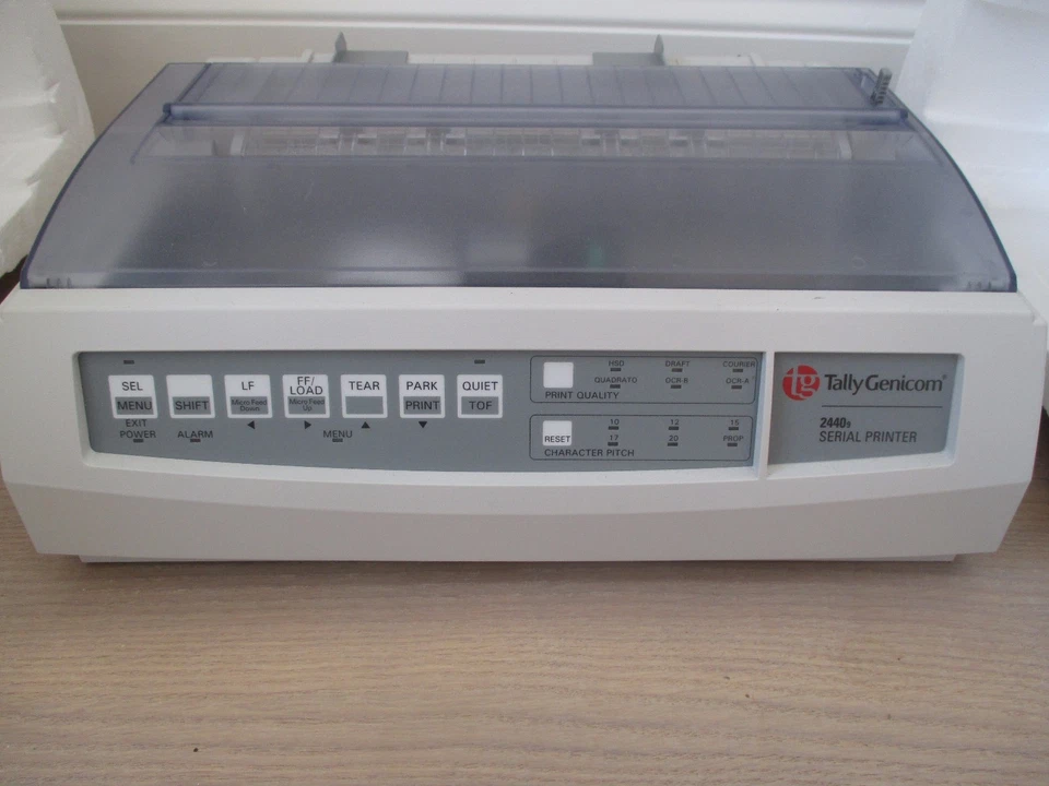TALLY GENICOM 2440 9 PIN DOT MATRIX PRINTER-ALMOST NEW - £180.00 + VAT - Image 3 of 4
