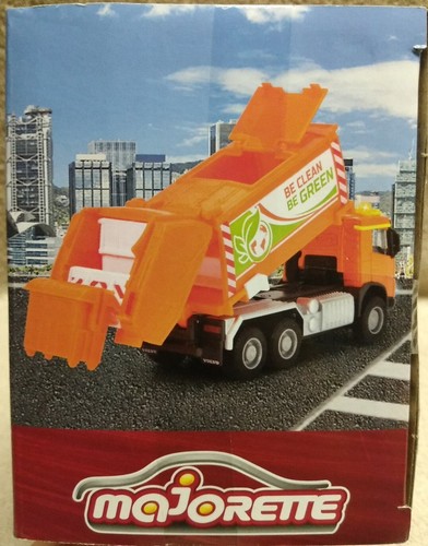 Majorette ~ Volvo Garbage Collector ~ Diecast ~ Lights & Sound ~ #213743000 NIB - Picture 8 of 10