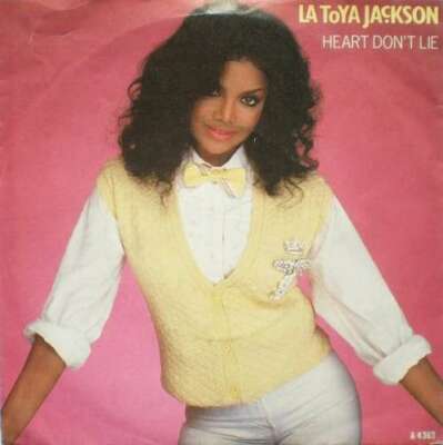 La Toya Jackson - Heart Don't Lie 7'' Single Vinyl Schallplatte 