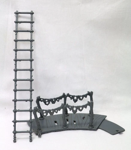 SNAKE MOUNTAIN Ladder + Bridge Vintage MOTU Accessories lot Skeletor He-Man 1983