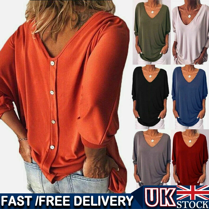 v neck tops uk