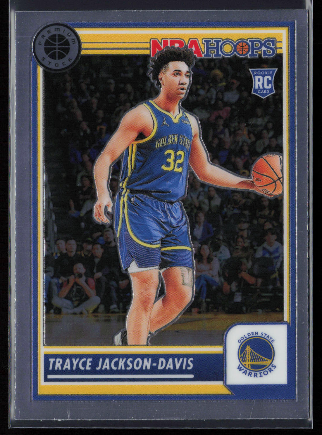 Trayce Jackson-Davis 2023-24 NBA Hoops Premium Stock #68 Warriors Rookie