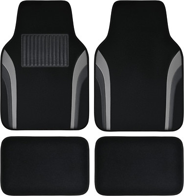 Leather Waterproof Sporty Car Floor Mats Carpet Universal Automotive for Sedans 