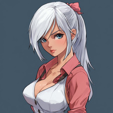 Wandtattoo Aufkleber Anime Girl Wandaufkleber 18X18 cm Groß