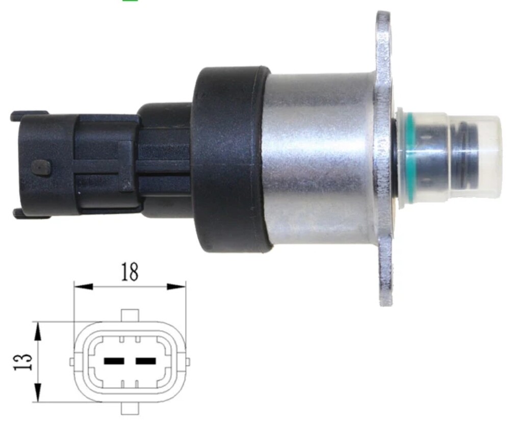 Régulateur pression pompe à carburant contre fumée noire et ralenti instable 0928400617