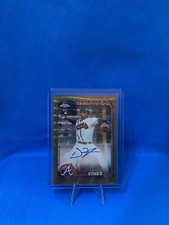 2024 Topps Chrome - Rookie Autographs Darius Vines #RA-DV GoldWave Refractor /50
