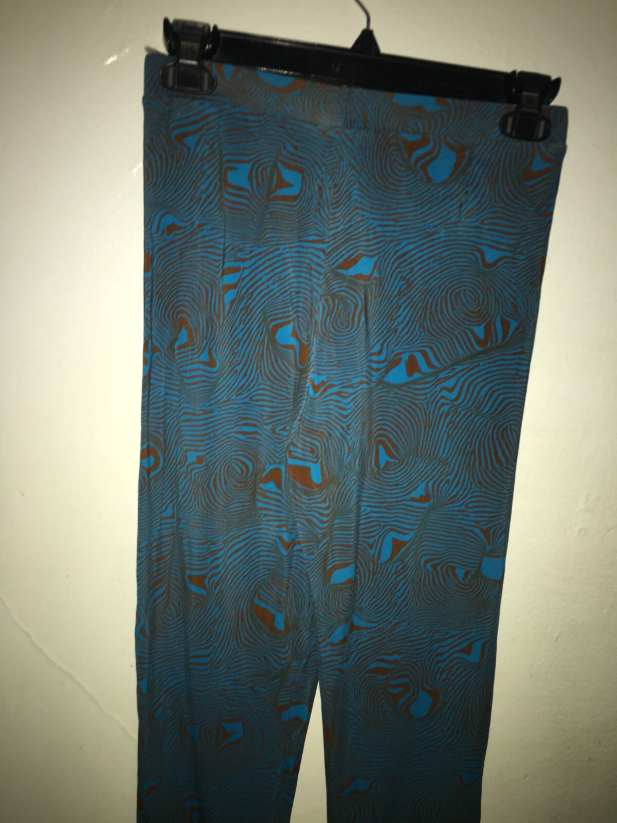 Paloma Wool Pants Size S, Womens Blue Abstract Knit Pull On