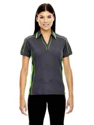 North End Women's Polo Shirt Extra Small XS Polyester Collared Business Work New