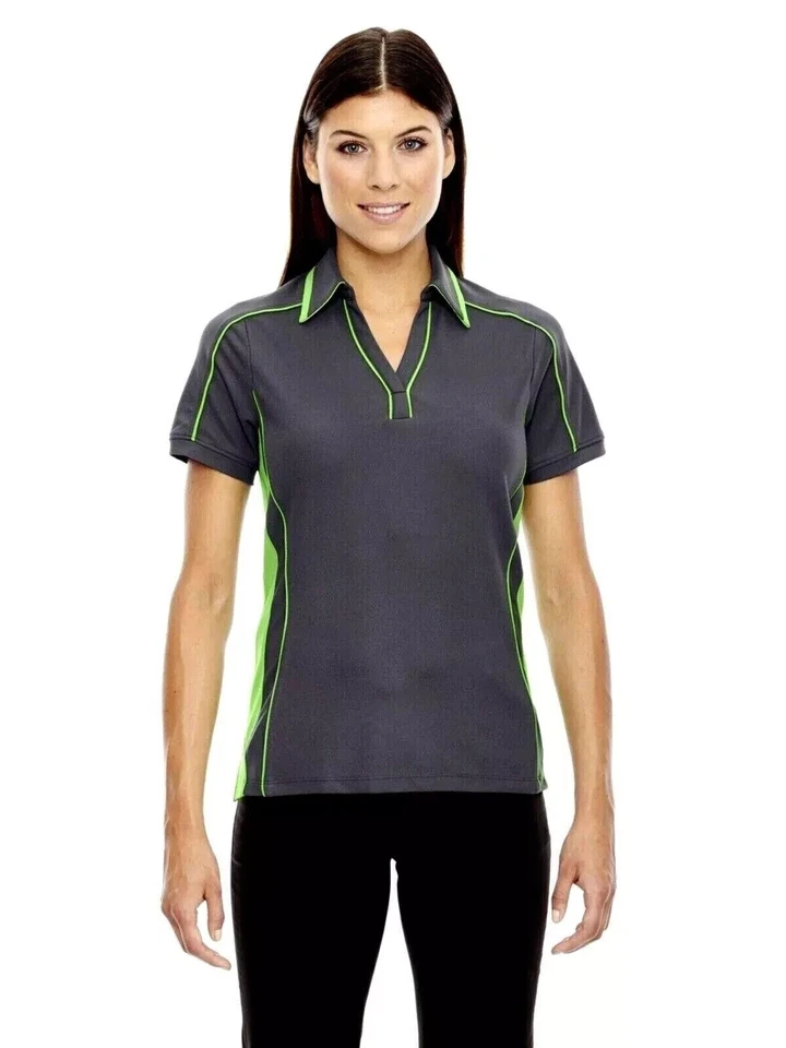 Polo North End Damas Negocios Trabajo Poliéster Cuello X Talla Pequeña Nuevo con Etiqueta Foto 3 de 4