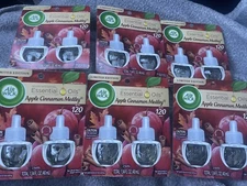 Air Wick Scented Oil Apple Cinnamon Medley Refills- Lot Of 12- Six 2 Packs