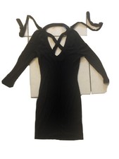 sexy- dress bodycon v neck Little Black Dress