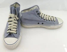 PF Flyers Shoes Center Reissue Hi Denim Blue Sneaker Mismatched 7/7.5