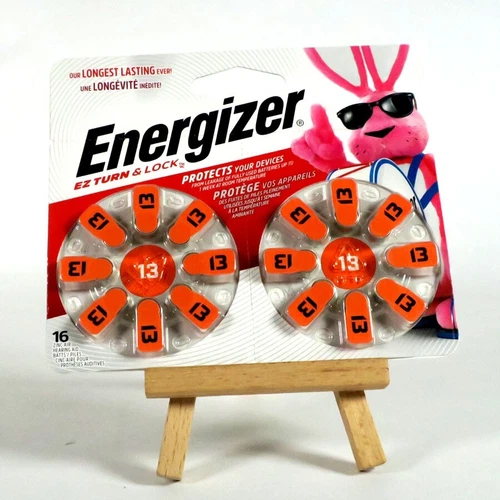 Energizer Batteries Az13dp EZ Turn and Lock Hearing Aid Size 13 16 Count-image