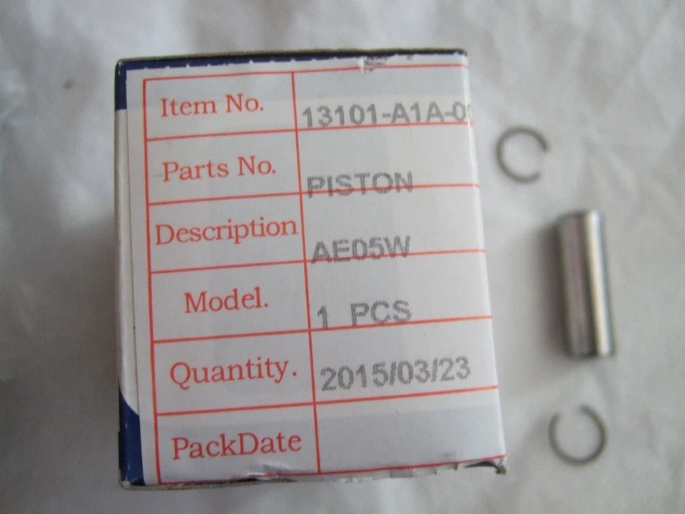 Cilindro, junta, pistón, anillos y pasador originales SYM para Lance Cali Classic 50 Foto 4 de 4