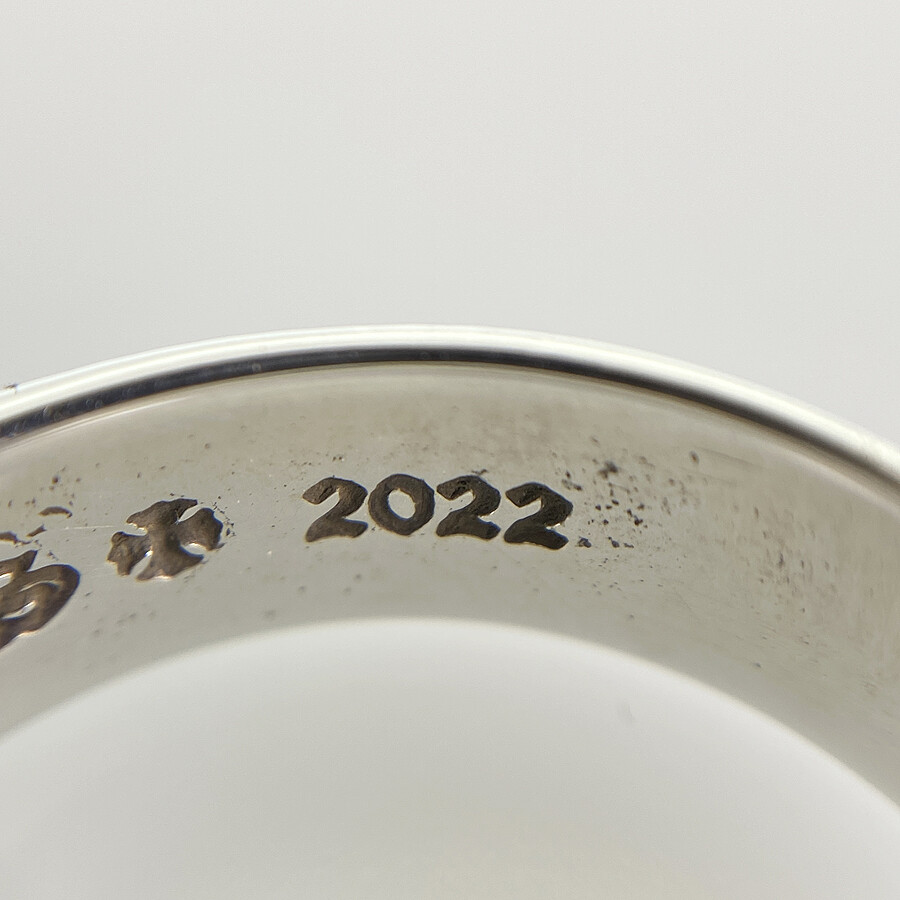 CHROME HEARTS Belted Oval Silver Ring | eBay