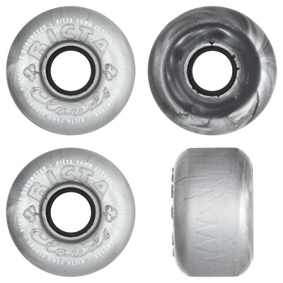 Ricta Skateboard Wheels 56mm Clouds 86A Metallic Silver