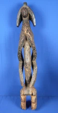 Ancienne statue Mumuye / art tribal africain /  100 cm / Nigeria