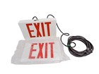 Incandescent Metal Industrial Exit Signs