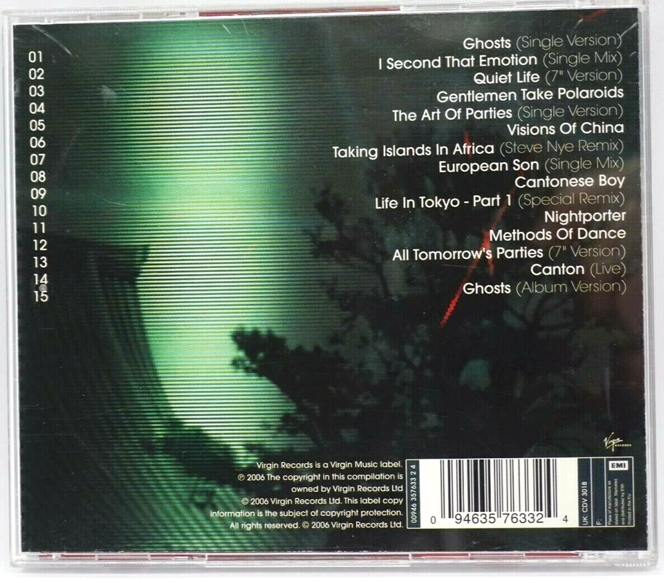 Japan : The Very Best Of  CD Album - David Sylvian - Ghosts - HTF - Image 2 of 3