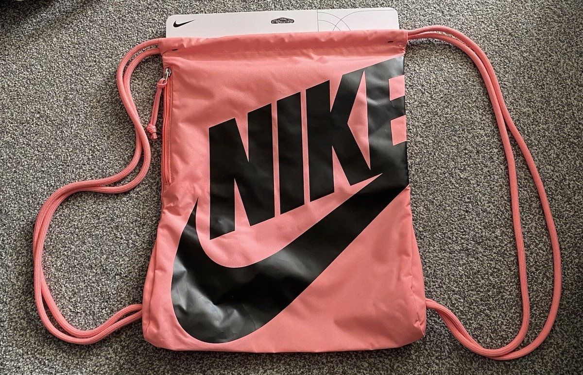 Nike Pink 13ltr Shoulder Bag Backpack PE Swim Gym School Bag BNWT