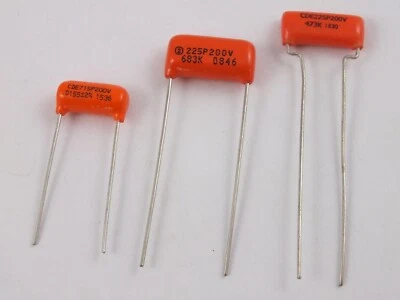 CDE 22P Orange Drop Capacitor 0.015uF, 0.047uf 0.068uf capacitors guitar or amp