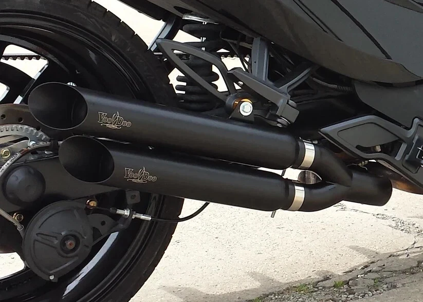 Voodoo Shorty Negro Escape Can Am Spyder GS/RS 2008-2012 VESPYK8B Foto 2 de 2