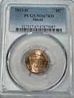 Photo of a 2013-D Lincoln Shield Cent from an eBay sale