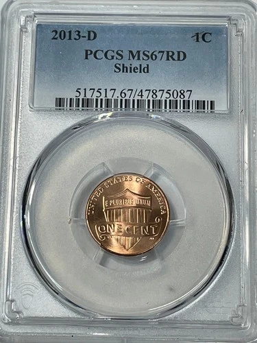 Photo of a 2013-D Lincoln Shield Cent from an eBay listing that sold on Jul 21, 2026