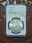 1883-O United States Morgan Silver Dollar NGC MS 63