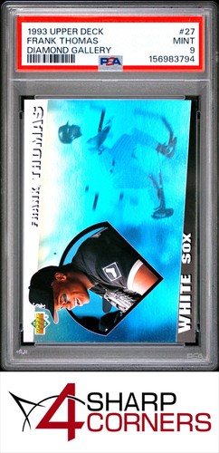 1993 UPPER DECK DIAMOND GALLERY #27 FRANK THOMAS HOF PSA 9