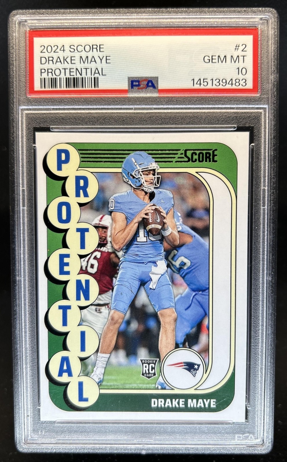 Drake Maye Panini Score Protential #2 Base