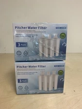 Replacement Filter Cartridge Refills 6 Pack - One Pack Open. See Photos