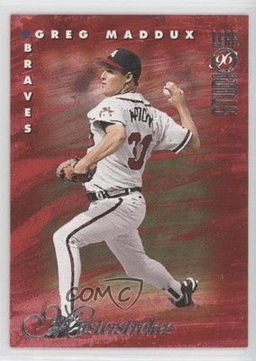 1996 Leaf Studio Masterstrokes 2631/5000 Greg Maddux #8 HOF 06pr
