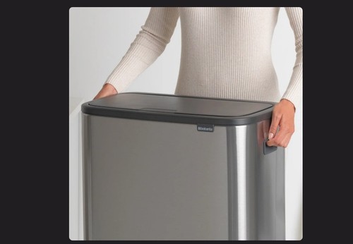 Brabantia Bo Touch Top Recycling-Mülleimer mit zwei Fächern, 2 x 8 Gallonen - Bild 5 von 5