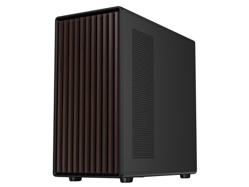 DIYPC DIY-ATX08-Wood Black USB3.0 /Type C ATX Mid Tower Gaming Computer Case w/ - Afbeelding 10 van 12