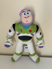 Disney Pixar Toy Story Buzz Lightyear Plush Toy with 'Andy' on Foot