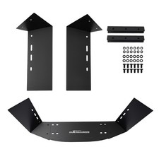 Black Aluminum Universal Air Guide Plates For Turbo Intercooler Adjustable Black Aluminum Universal Air Guide Plates For Turbo Intercooler Adjustable